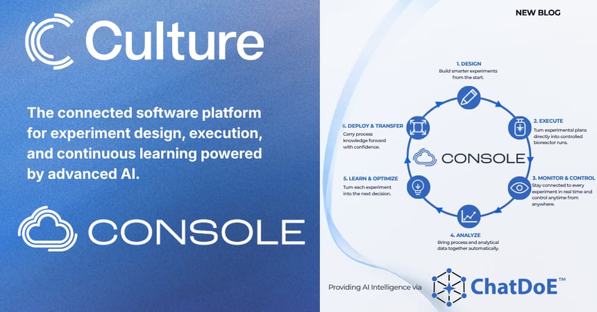 Accelerate Bioprocess Development with Console Software