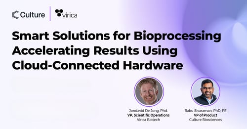 Smart Solutions for Bioprocessing, Accelerating Results Using Cloud-Connected Bioreactors